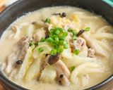 コク旨♡豚肉と白菜の豆乳味噌うどん作り方4写真
