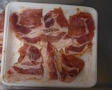 豚薄切り肉のゴマ・ケチャップ風味作り方2写真