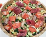 ちらし寿司 肉✕魚(若者対応)作り方8写真