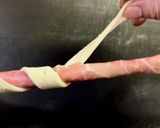 アスパラの生ハムスティックパイ作り方5写真