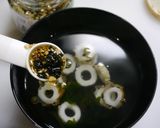 簡単！ゴマ香るあおさの即席スープ作り方2写真