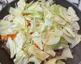 合挽肉と野菜の味噌マヨネーズ炒め作り方4写真