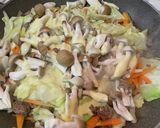 合挽肉と野菜の味噌マヨネーズ炒め作り方6写真