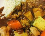 レトルト●鶏肉と人参&馬鈴薯の卵カレー作り方3写真