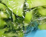 レンチンサラダ●ブロッコリーの温サラダ作り方1写真
