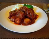 牛すね肉の赤ワイン煮込み作り方12写真