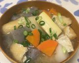 給食の「けんちん汁」♡シンプル具沢山汁物作り方5写真