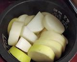 簡単❣麦味噌ダレの大根餅作り方1写真