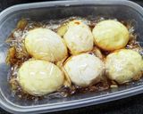 ピリっと玉ねぎ！タレも最高な麻薬卵作り方5写真