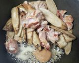 鶏肉とごぼう味噌炒め☆お弁当☆ランチ丼作り方2写真