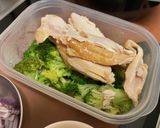 ブロッコリーとスモークチキンのペペロン作り方3写真