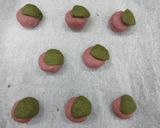 桜餅風米粉クッキー作り方7写真