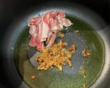 パンチェッタ風豚肩肉のトマトスパゲッティ作り方2写真