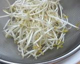 もやしと水菜のゆかり和え＊ここから栄養士作り方1写真