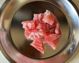 いちごと生ハムとレタスのサラダ作り方3写真