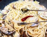 はまぐり＆アンチョビのコク旨オイルパスタ作り方10写真