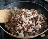 椎茸香る、豚挽き肉炒め作り方6写真