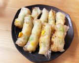 子供に大人気♡カレー味のツナポテト春巻き作り方5写真