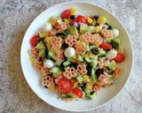 華やかに♪レインボーパスタサラダ作り方7写真