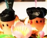 ひな祭り♡竹輪と魚ニソで！雛人形♡作り方20写真