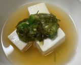 【簡単副菜】湯豆腐めかぶオクラ添え作り方6写真