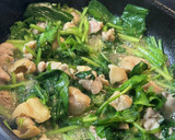 鶏とほうれん草のふわとろ卵炒め作り方4写真