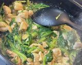 鶏とほうれん草のふわとろ卵炒め作り方5写真