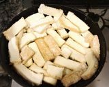 厚揚げとニラのすき煮丼作り方2写真