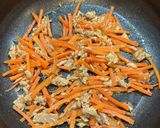 ツナとにんじんのチーズ卵とじ作り方2写真