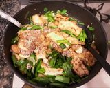厚揚げとニラのすき煮丼作り方6写真