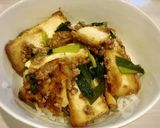 厚揚げとニラのすき煮丼作り方7写真