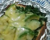 カンタン朝食！ケールのグリーントースト作り方3写真