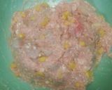 里芋とたらこと豆腐とチーズとコーンの芋餅作り方2写真