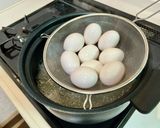 つるん♪と剥ける✨ぷるぷる蒸したまご作り方1写真