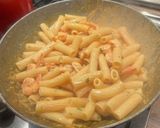 エビのトマトクリームパスタ作り方6写真