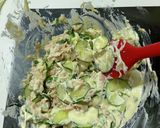 ツナ卵きゅうりオクラ作り方4写真
