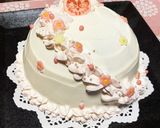 シートの端切で！ピスタチオと桜のズコット作り方14写真