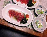 生かつおのお造りをワサビ醤油で！作り方7写真