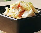 さっぱり梅ネギ&クリチ丼☆ランチ☆1人飯作り方1写真