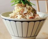 さっぱり梅ネギ&クリチ丼☆ランチ☆1人飯作り方2写真
