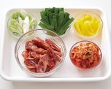 くせになる~!カシラ肉のキムチ炒め作り方1写真