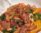 くせになる~!カシラ肉のキムチ炒め作り方4写真