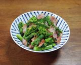 菜の花のベーコン炒め作り方5写真