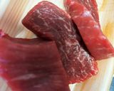 牛肉のマーマレードソース煮作り方1写真