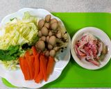 ズワイ蟹と白菜の中華炒め作り方1写真