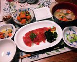 生かつおのお造りをワサビ醤油で！作り方8写真