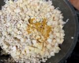 筍のカレー鶏そぼろ作り方4写真