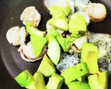 アボカド入りホタテバター醤油作り方4写真