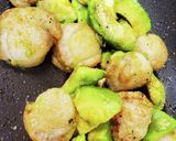 アボカド入りホタテバター醤油作り方5写真