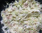コンビニ食材で作る　ヘルシーキャベツ焼き作り方2写真